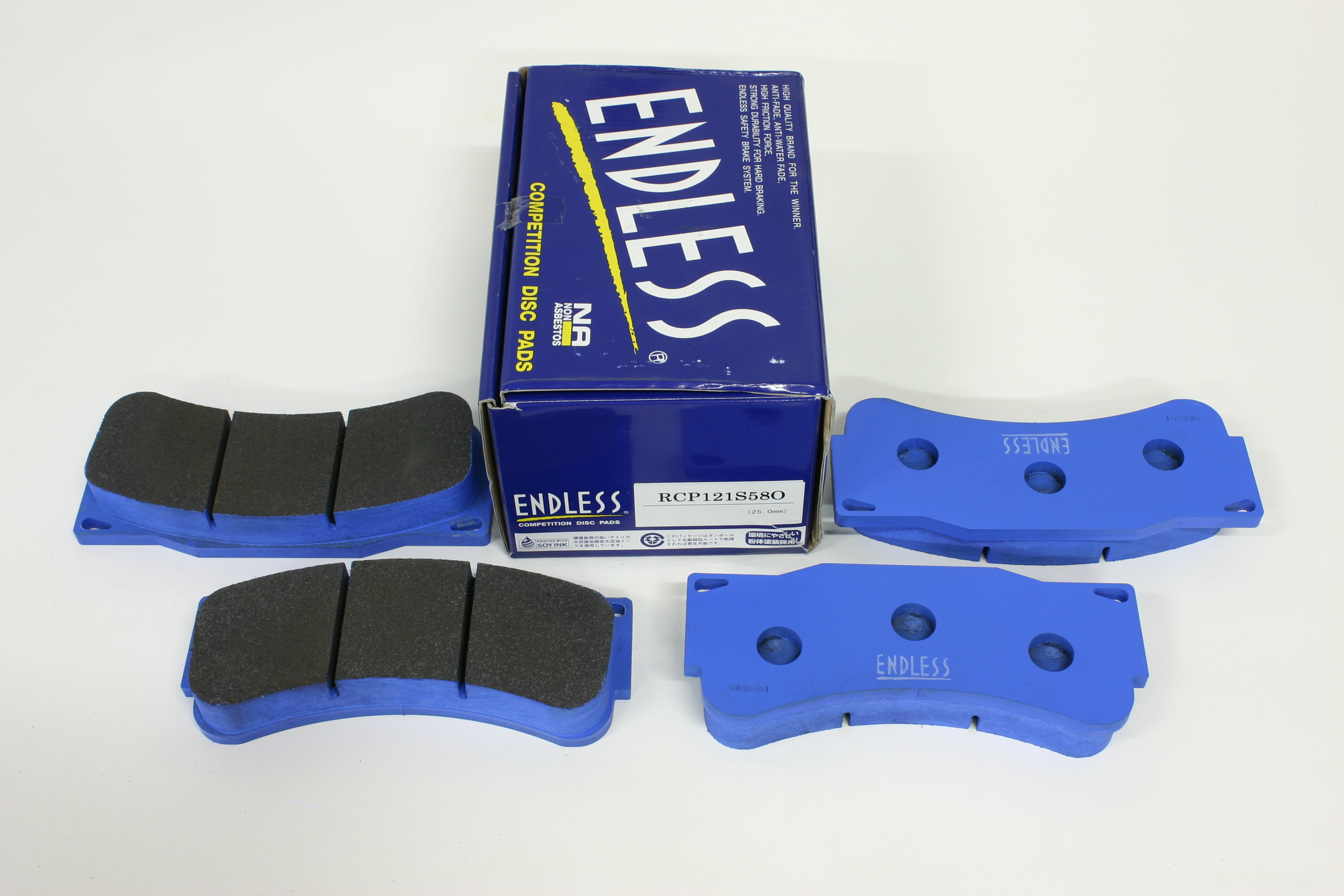 ENDLESS RCP121S580 Pads for calipers ENDLESS RACING MONO6 I RACING